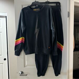 Aviator nation Bolt sweatshirt and sweatpants